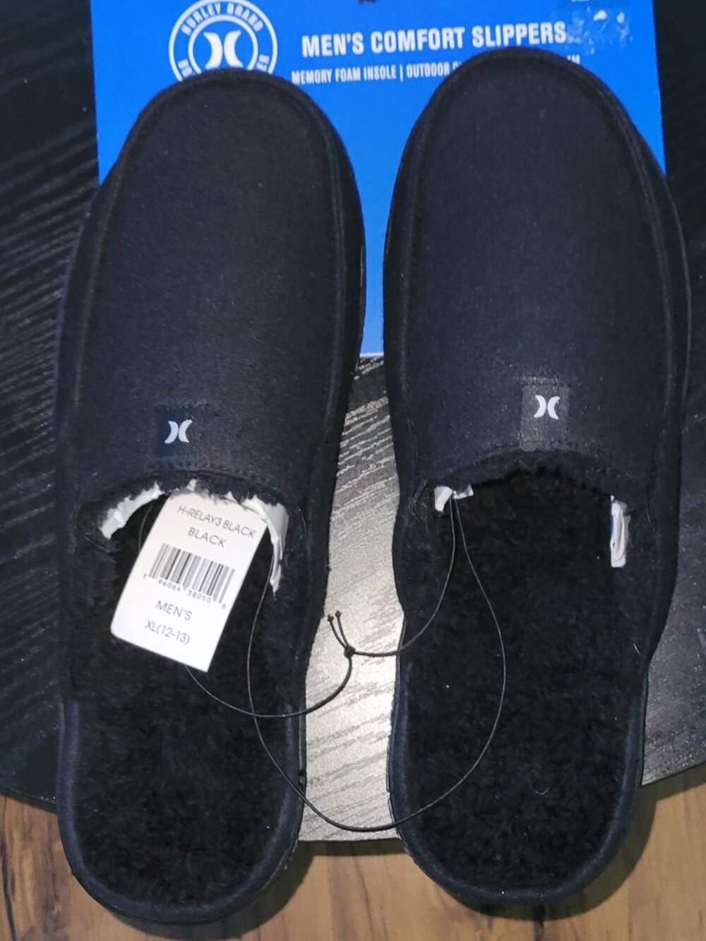 Hurley Men's Comfort Slippers Size XL 12-13